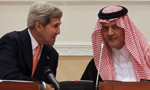 John Kerry and Prince Saud al-Faisal