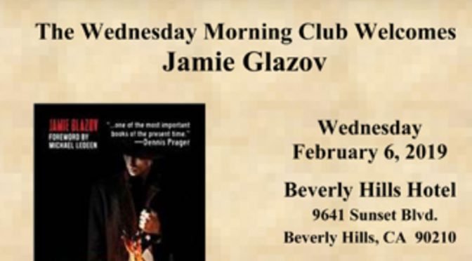 Jamie Glazov Speaking at Beverly Hills Hotel, Feb. 6